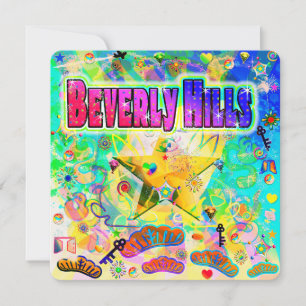 Beverly Hills Epoch Uur Vakantie Kaart