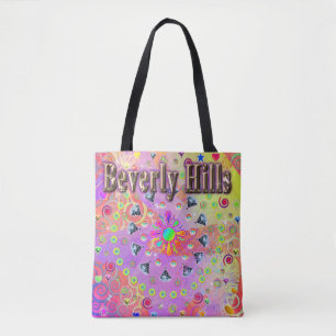Beverly Hills Lucky Golden Canvas tas