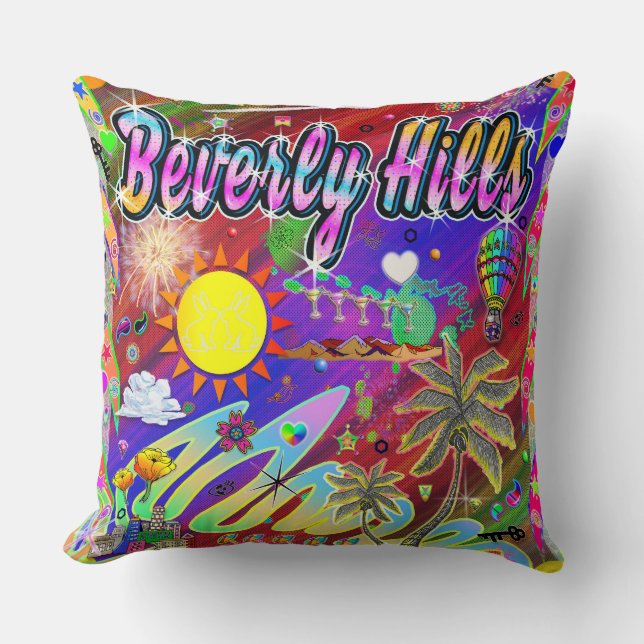 Beverly Hills Nu Era Kussen (Voorkant)