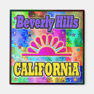 Beverly Hills Sun en Palms Magnet Magneet
