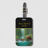 Bevers Branch Dam Bagagelabel (Voorkant (verticaal))