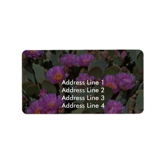 Beverstaart cactussen etiket (Voorkant)