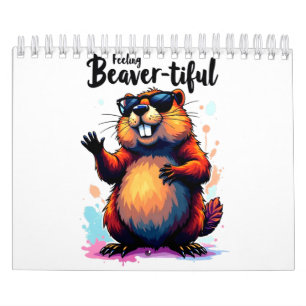Bevertiful voelen - Funny Beaver Graphic Kalender