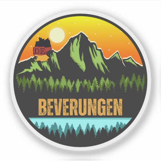Beverungen, Duitsland Sticker (Voorkant)