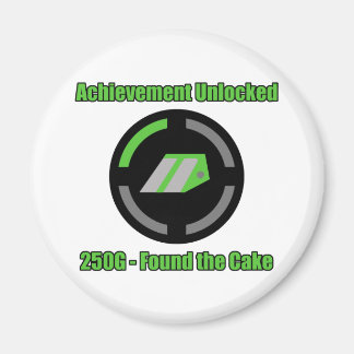 Bevestig de Cake - Achievement Unlocked Magneet