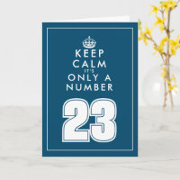 Bevestig de kalmte prijsopgave op de 23e Birthday-