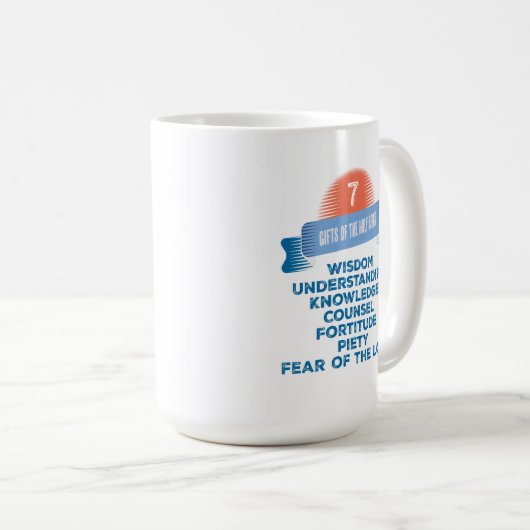 Bevestiging 7 Geschenken van de Heilige Geest Koffiemok (Voorkant rechts)