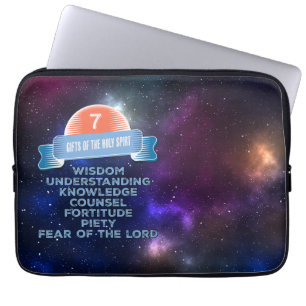 Bevestiging 7 Geschenken van de Heilige Geest Laptop Sleeve