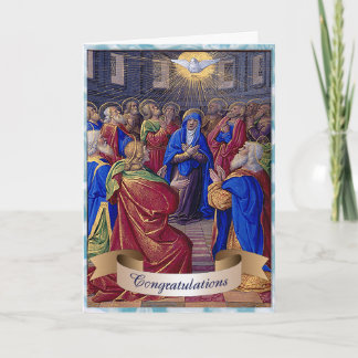 Bevestiging Felicitaties Pinksteren Beeldmateriaal Kaart