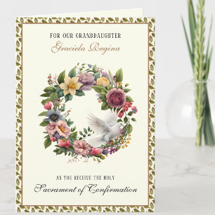 Bevestiging heiligdom Heilige Geest Feestdagen Kaart