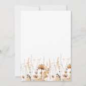 Bevestiging herfst Boho Kaart (Achterkant)