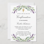 Bevestiging lavender eucalyptus violet meel kaart (Voorkant)