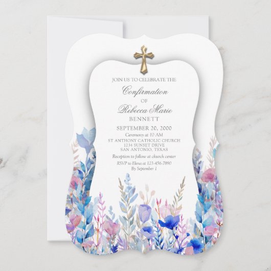 Bevestiging Meisjes Uitnodiging (Voorkant)