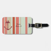 Bevestiging met Nautische strips Bagagelabel (Voorkant horizontaal)