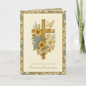 Bevestiging Religieus gebed Feestdagen Kaart (Voorkant)