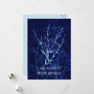 Bevestiging van bevalling Kaart met bloemetjes