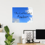 Bevestiging van Christelijke genezing van psalm De Poster (Thuiskantoor)