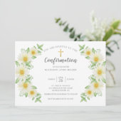 Bevestiging van Daisy Floral Kaart (Staand voorkant)