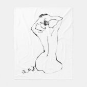 Bevestiging van de Bun Fleece Deken (Voorkant)