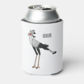 Bevestiging van de cartoon van de secretaris blikjeskoeler (Blikje Achterkant)