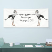 Bevestiging van de cartoon van de secretaris spandoek (Beurs)