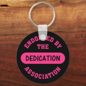 Bevestiging van de Dedication Association Sleutelhanger (Voorkant)