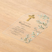 bevestiging van de waterverf van de lichtboog acryl uitnodigingen (Laagn)