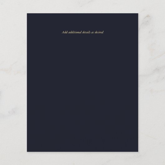 Bevestiging van het Navy Blue Gold Heilige Commune (Achterkant)