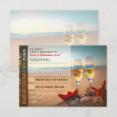 bevestiging van instap bruiloft RSVP-kaarten - tic RSVP Kaartje (Voorkant / Achterkant)