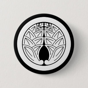 Bevestiging van japanse ingers in cirkel ronde button 5,7 cm