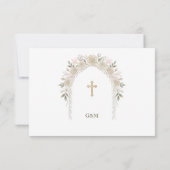 Bevestiging van Katholieke Deelneming RSVP Christe Kaartje (Achterkant)