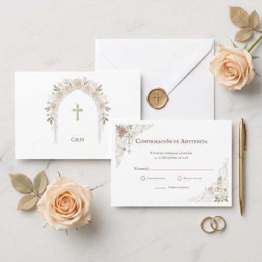 Bevestiging van Katholieke Deelneming RSVP Christe Kaartje