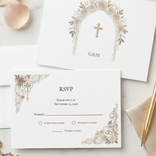 Bevestiging van Katholieke Deelneming RSVP Christe Kaartje