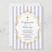 Bevestiging van lavendel- en goudmeisjes in Lijst Kaart (Voorkant)