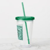 Bevestiging van rijkdom en overvloed acryl drinkbeker (Links)