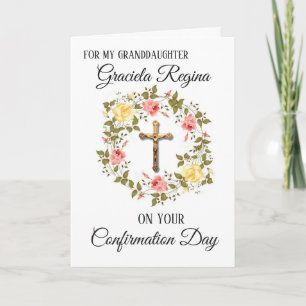 Bevestiging van verzadiging Kroonsteker Florale ad Feestdagen Kaart