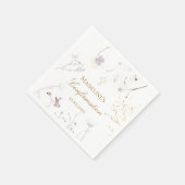 Bevestiging van wilde bloemen servet (Hoek)