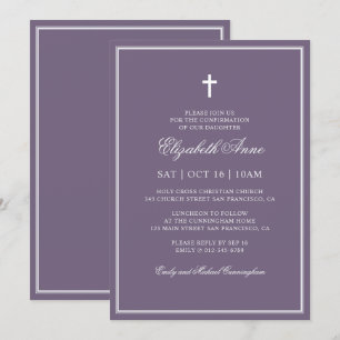 Bevestiging voor haar   Elegant Classic Cross Kaart
