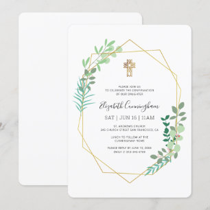 Bevestiging voor haar geometrische olievloerkruis kaart