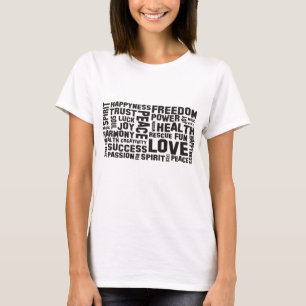 bevestiging zwart - achtergrond t-shirt