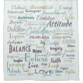 Bevestigingen Douchegordijn (Voorkant)