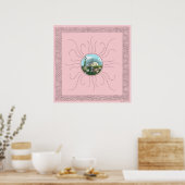 Bevestigingen met Storybook Sunrise Poster (Keuken)
