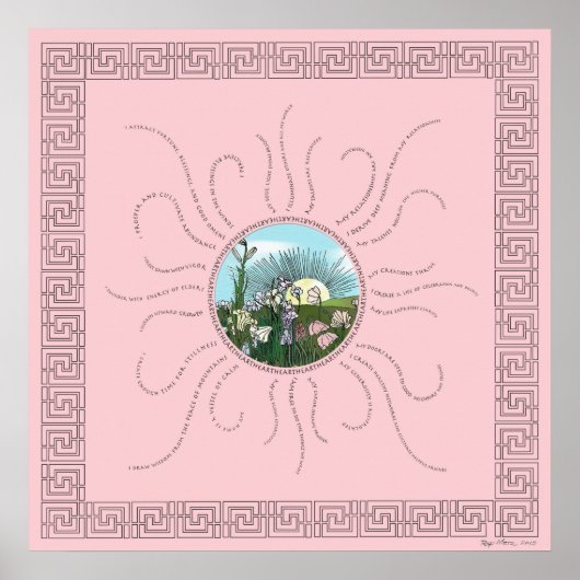 Bevestigingen met Storybook Sunrise Poster (Voorkant)