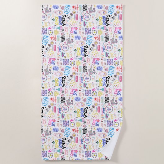 Bevestigingen Strandlaken (Voorkant)