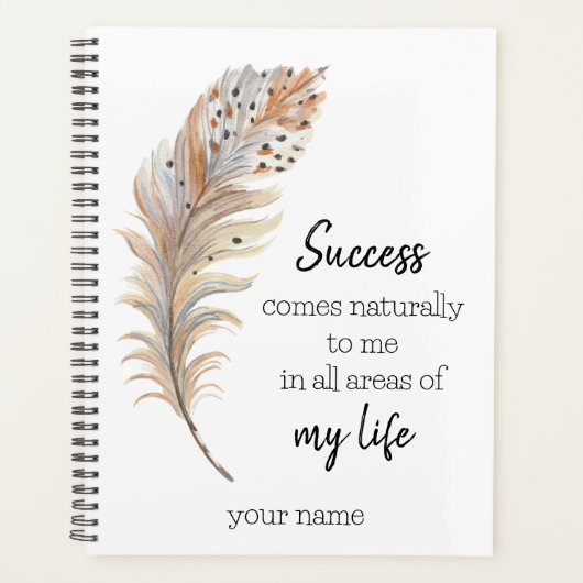 Bevestigingen van succesmanifestaties planner (Voorkant)