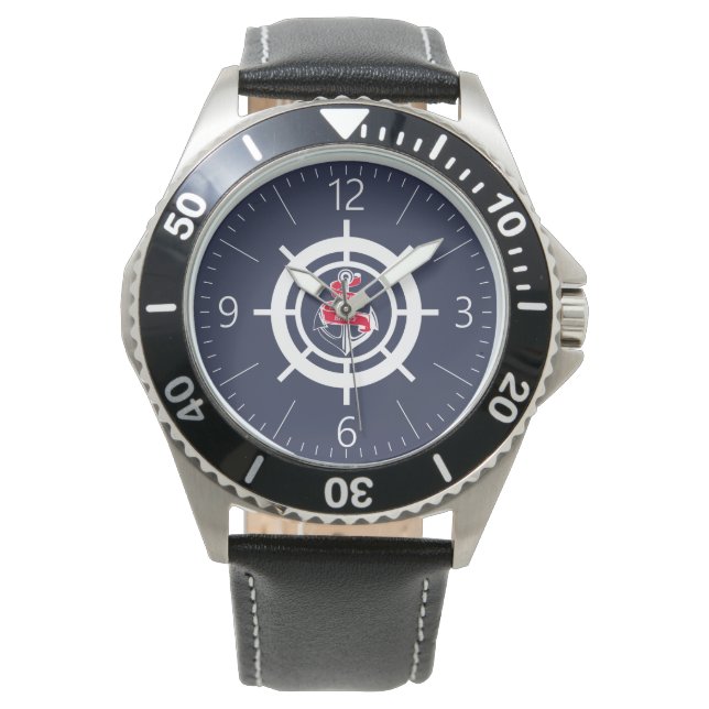Bevestigings- en stuurwiel horloge (Voorkant)