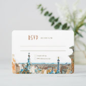 Bevestigingsbestemming voor RSVP-antwoord Kaart (Staand voorkant)