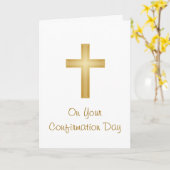 Bevestigingsdag Kaart (Gele Bloem)