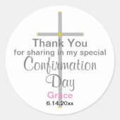 Bevestigingsdochter Hartelijk dank voor Stickers (Voorkant)