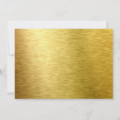 Bevestigingsfoto Marble Faux Gold Foil Script Kaart (Achterkant)